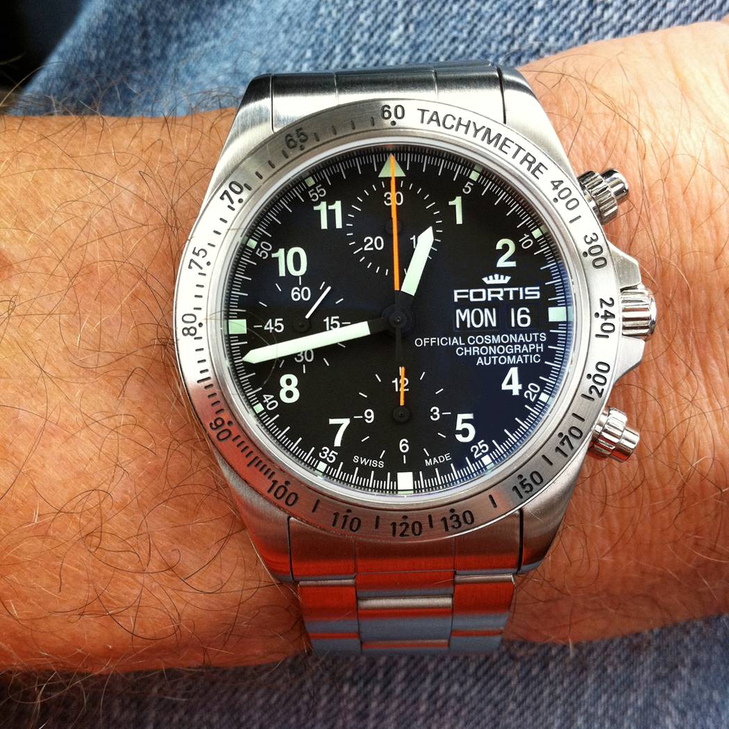 Harrison Ford Chooses The Fortis Official Cosmonauts Chronograph Watch 